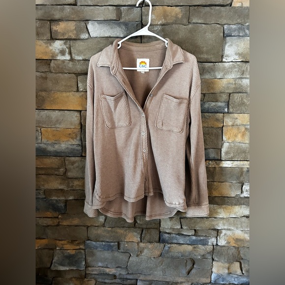 C&C California Tops - C&C California Light Brown Top